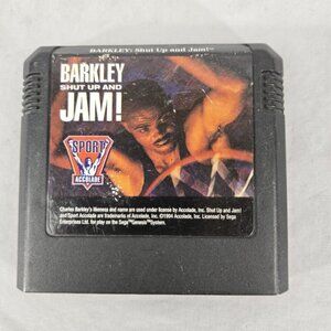Barkley Shut Up And Jam Sega Genesis  video game No Case 1994 Vintage